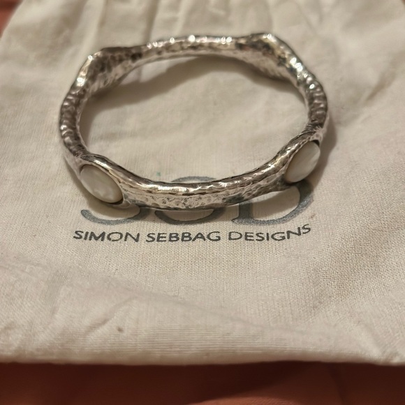 Simon Sebbag Silver Bracelet with MOP - Picture 3 of 8